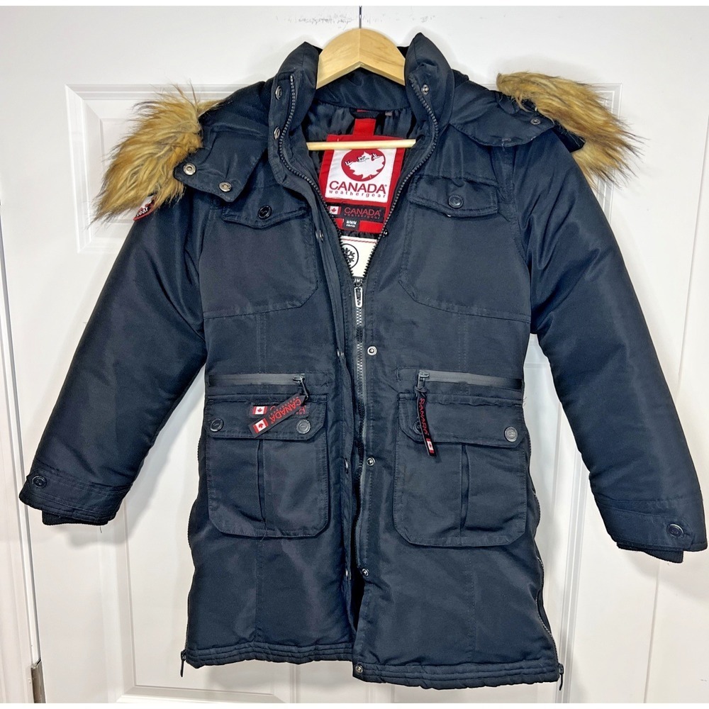 Canada Weather Gear Women's Expedition Parka Faux Fur Hood Black Medium -20°C
